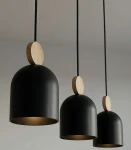 Mesi lampa wisząca 3xGU10 czarna 1692/3