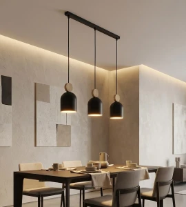 Mesi lampa wisząca 3xGU10 czarna 1692/3