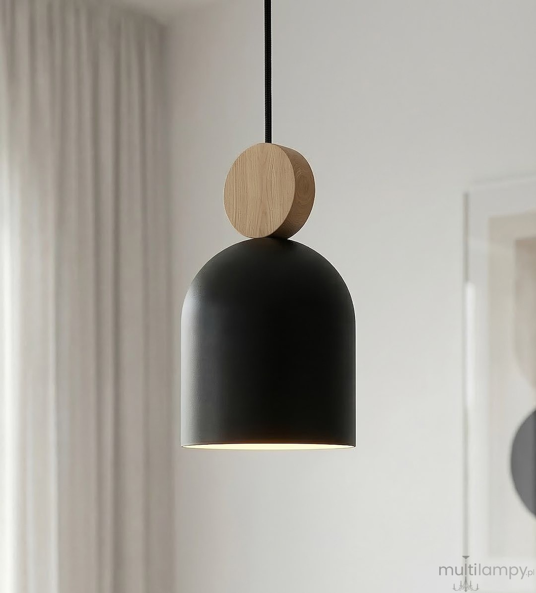 Mesi lampa wisząca 3xGU10 czarna 1692/3