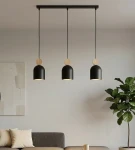 Mesi lampa wisząca 3xGU10 czarna 1692/3
