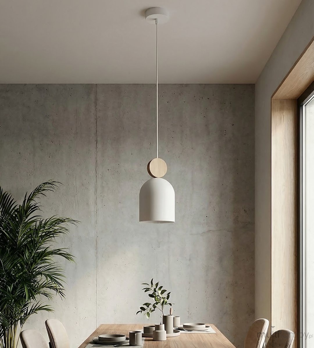 Mesi lampa wisząca GU10 biała 1693/1