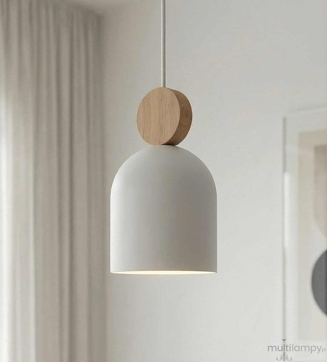 Mesi lampa wisząca GU10 biała 1693/1