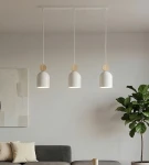 Mesi lampa wisząca 3xGU10 biała 1693/3