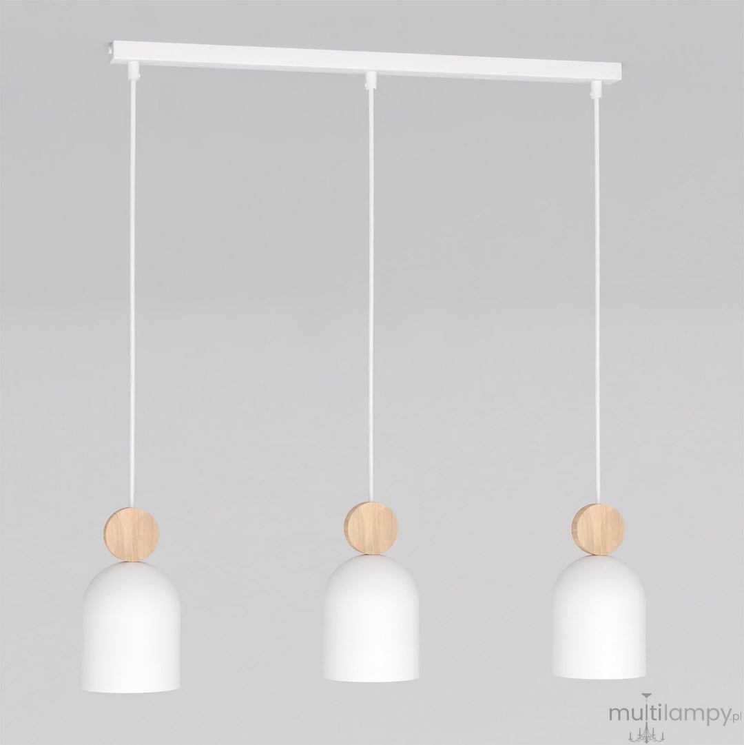 Mesi lampa wisząca 3xGU10 biała 1693/3