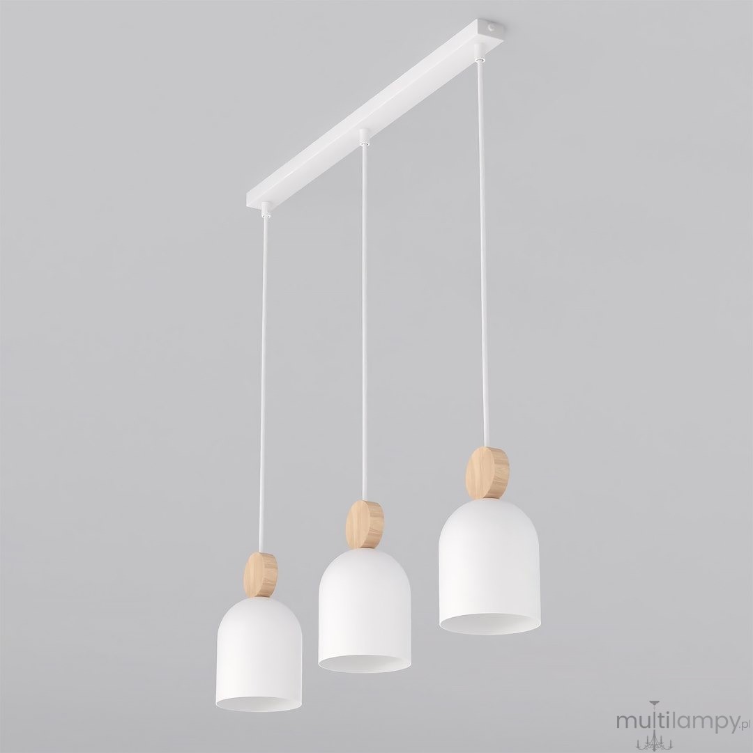 Mesi lampa wisząca 3xGU10 biała 1693/3