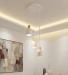 Mesi PREMIUM lampa wisząca 3xGU10 biała 1693/3PREM