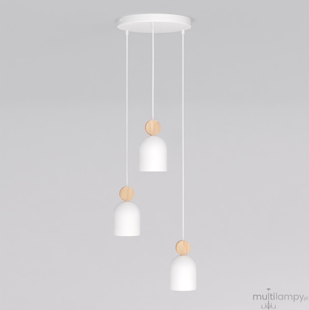 Mesi PREMIUM lampa wisząca 3xGU10 biała 1693/3PREM