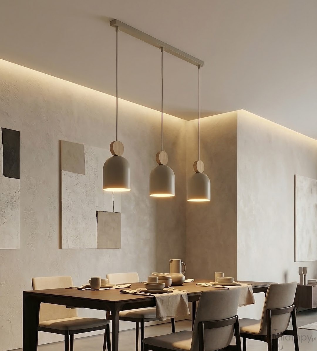 Mesi lampa wisząca 3xGU10 mokka 1694/3
