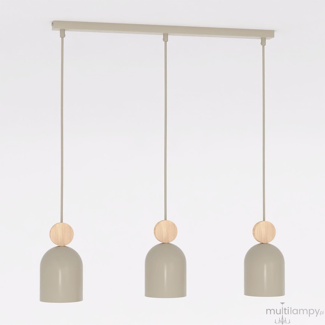 Mesi lampa wisząca 3xGU10 mokka 1694/3