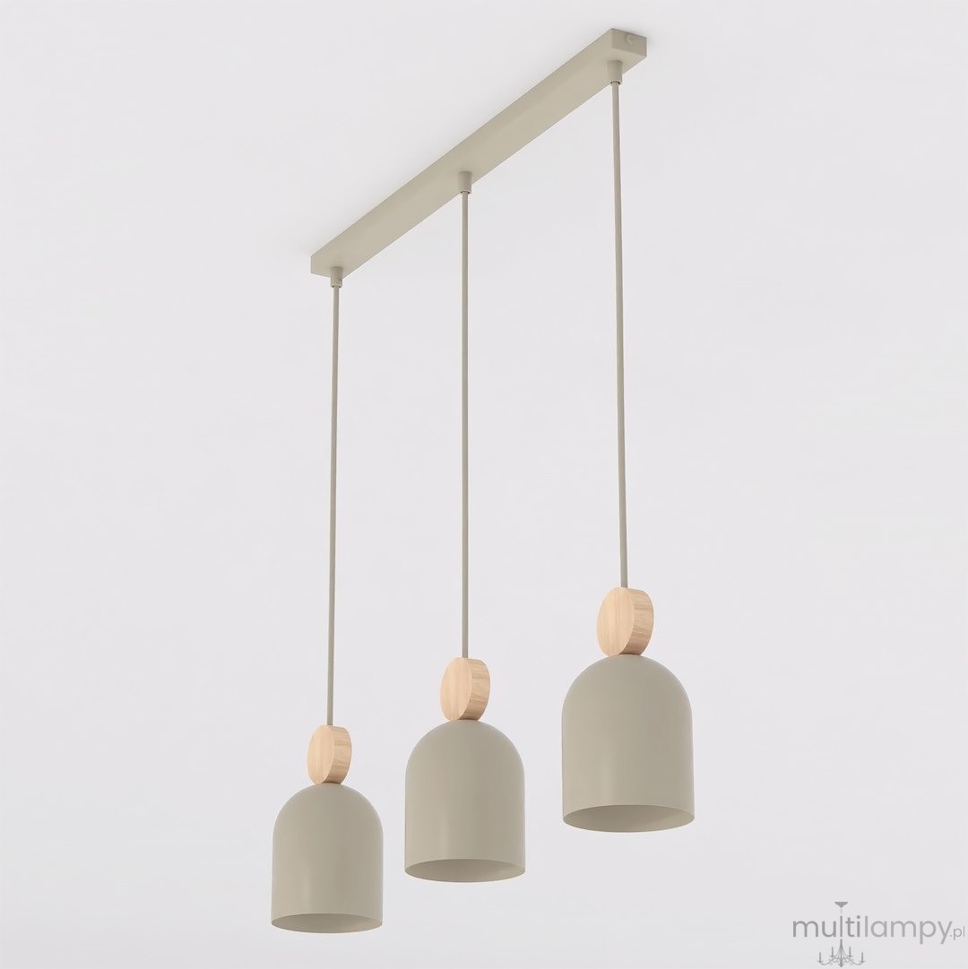 Mesi lampa wisząca 3xGU10 mokka 1694/3