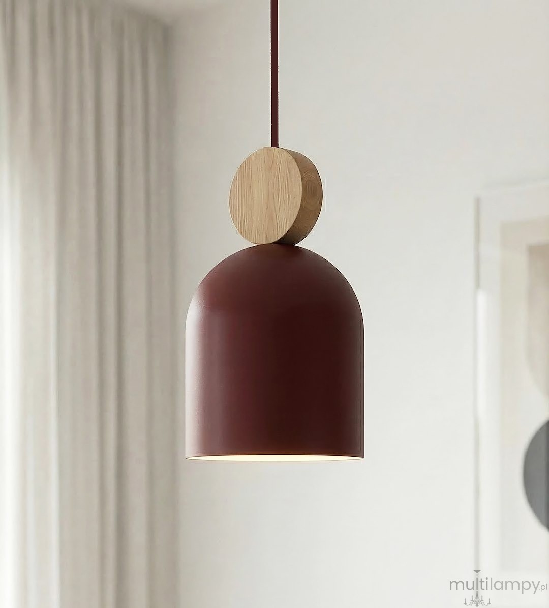 Mesi lampa wisząca GU10 burgundy 1695/1