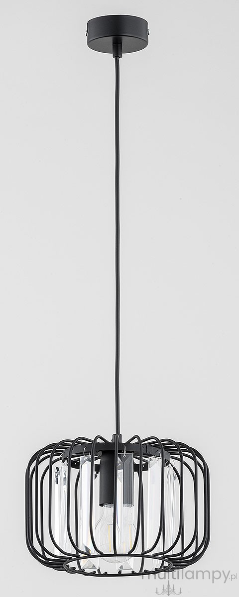 Lexa lampa wisząca 1xE27 czarna 61258