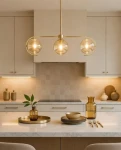 Astana lampa sufitowa 3-punktowa złota 63084