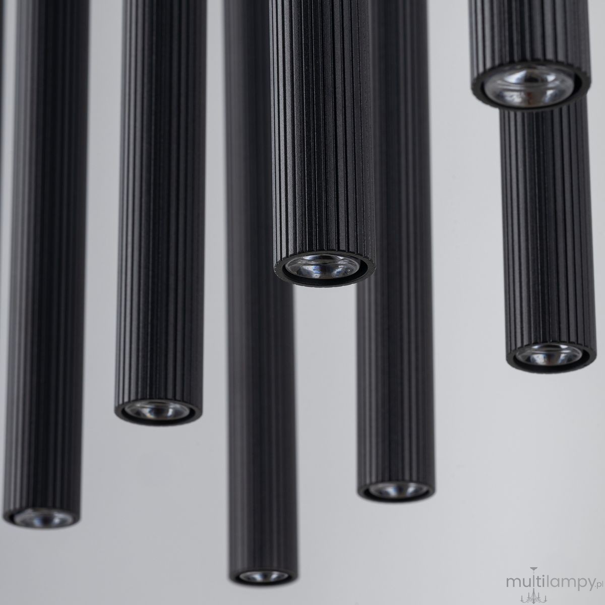 Ferro lampa wisząca 10xG9 czarna 11489