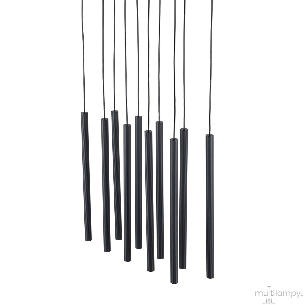 Ferro lampa wisząca 10xG9 czarna 11489