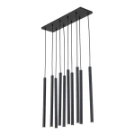 Ferro lampa wisząca 10xG9 czarna 11489