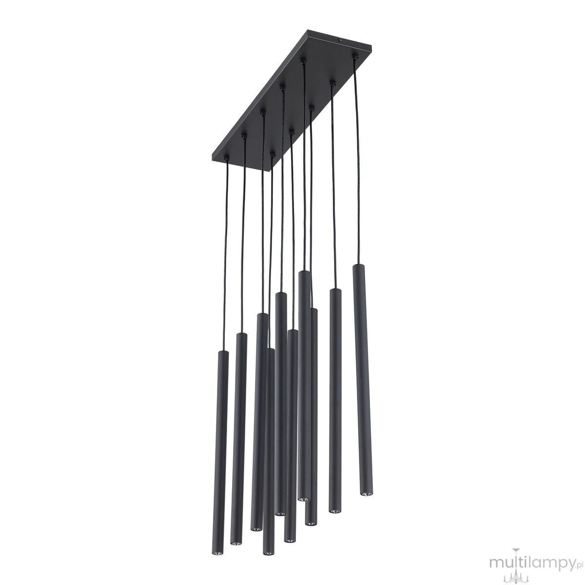 Ferro lampa wisząca 10xG9 czarna 11489