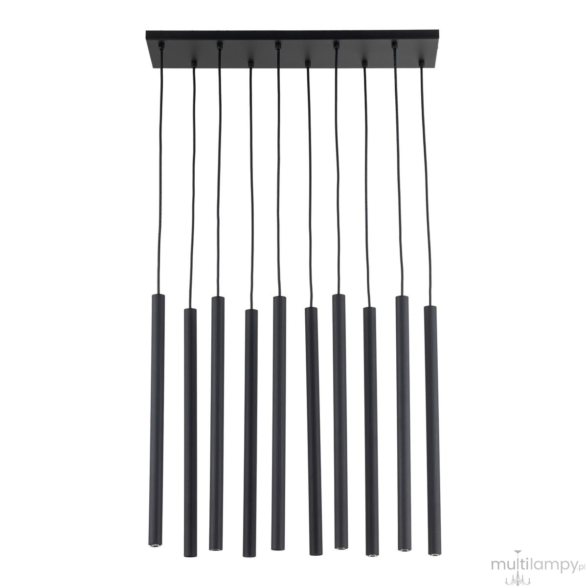 Ferro lampa wisząca 10xG9 czarna 11489