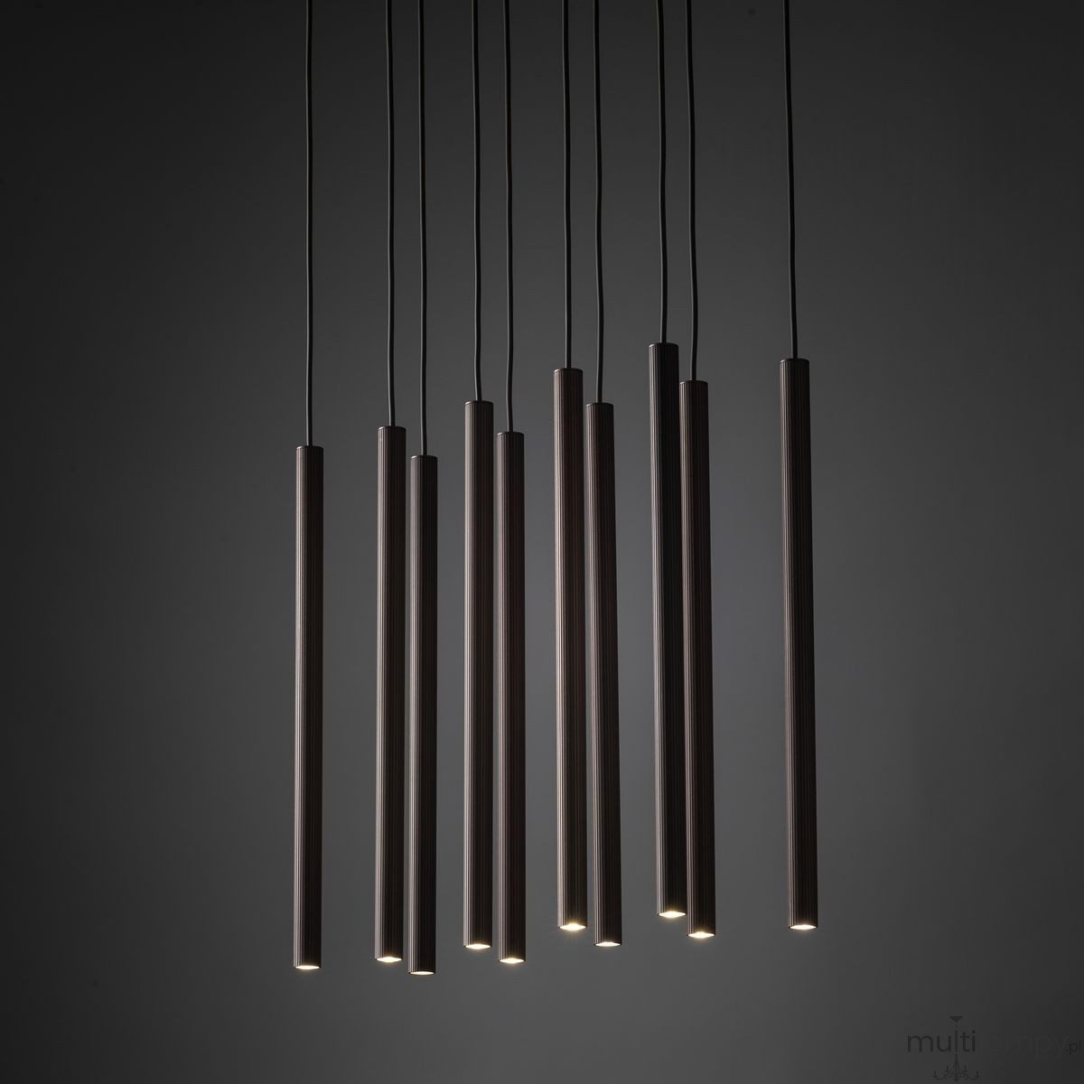 Ferro lampa wisząca 10xG9 brązowa 11490