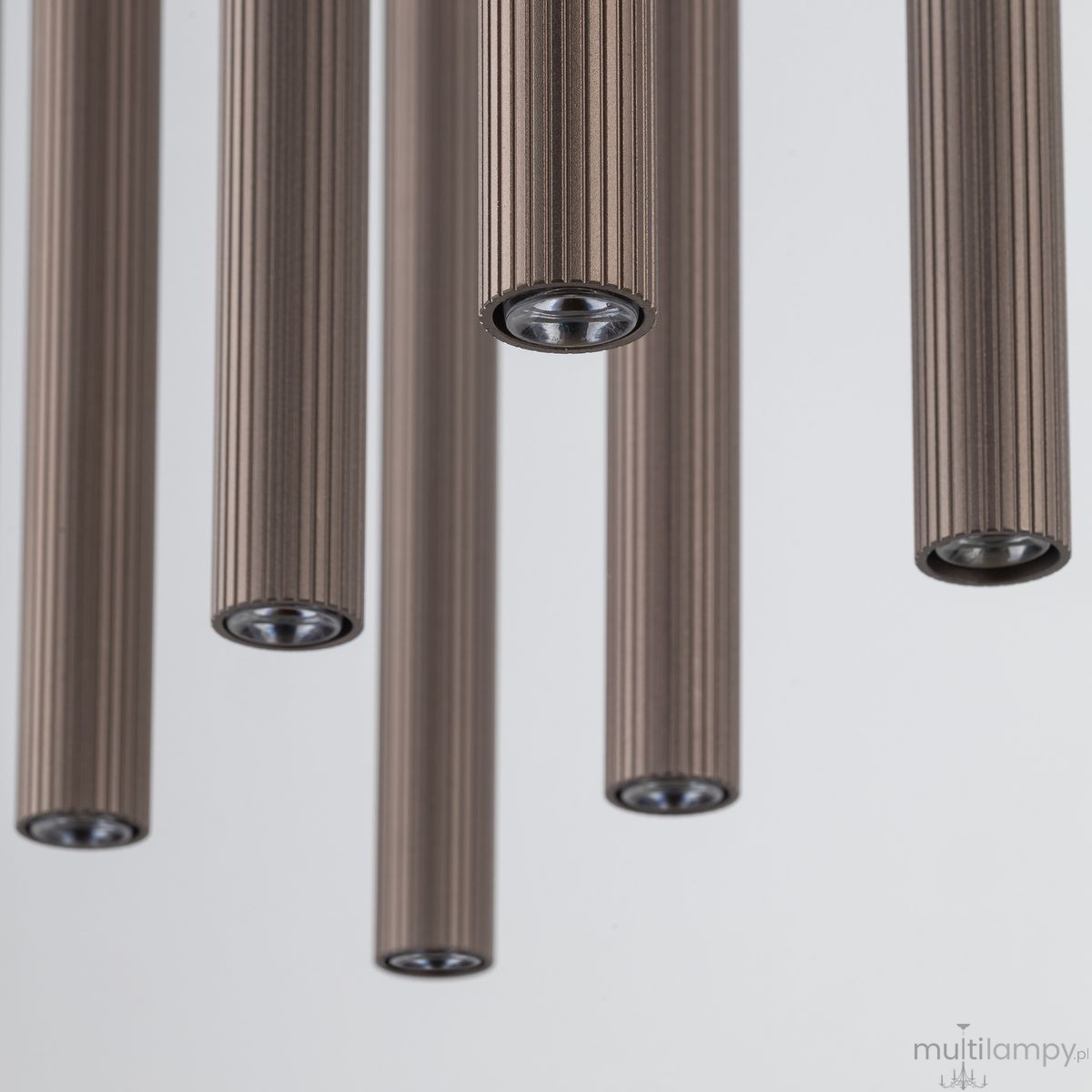 Ferro lampa wisząca 10xG9 brązowa 11490