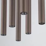 Ferro lampa wisząca 10xG9 brązowa 11490