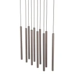 Ferro lampa wisząca 10xG9 brązowa 11490