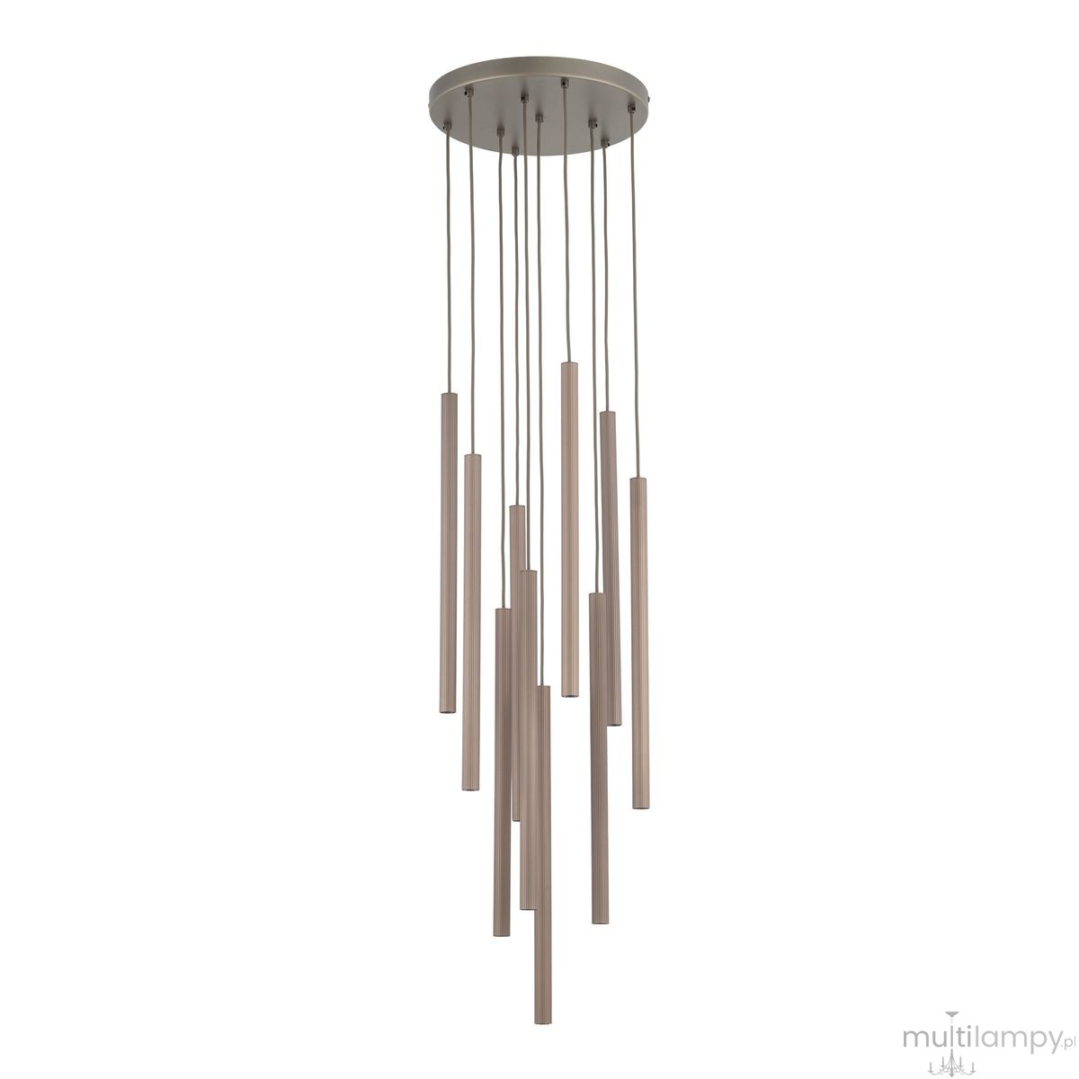 Ferro lampa wisząca 10xG9 brązowa 11493