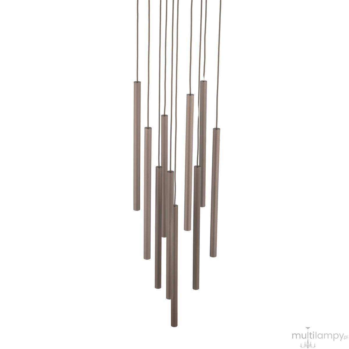 Ferro lampa wisząca 10xG9 brązowa 11493
