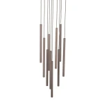 Ferro lampa wisząca 10xG9 brązowa 11493
