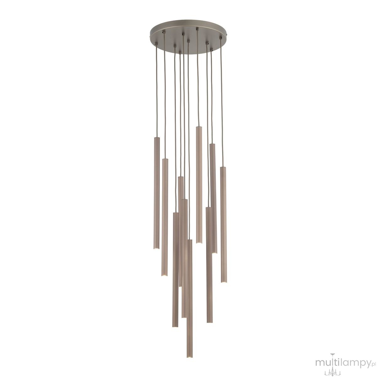 Ferro lampa wisząca 10xG9 brązowa 11493