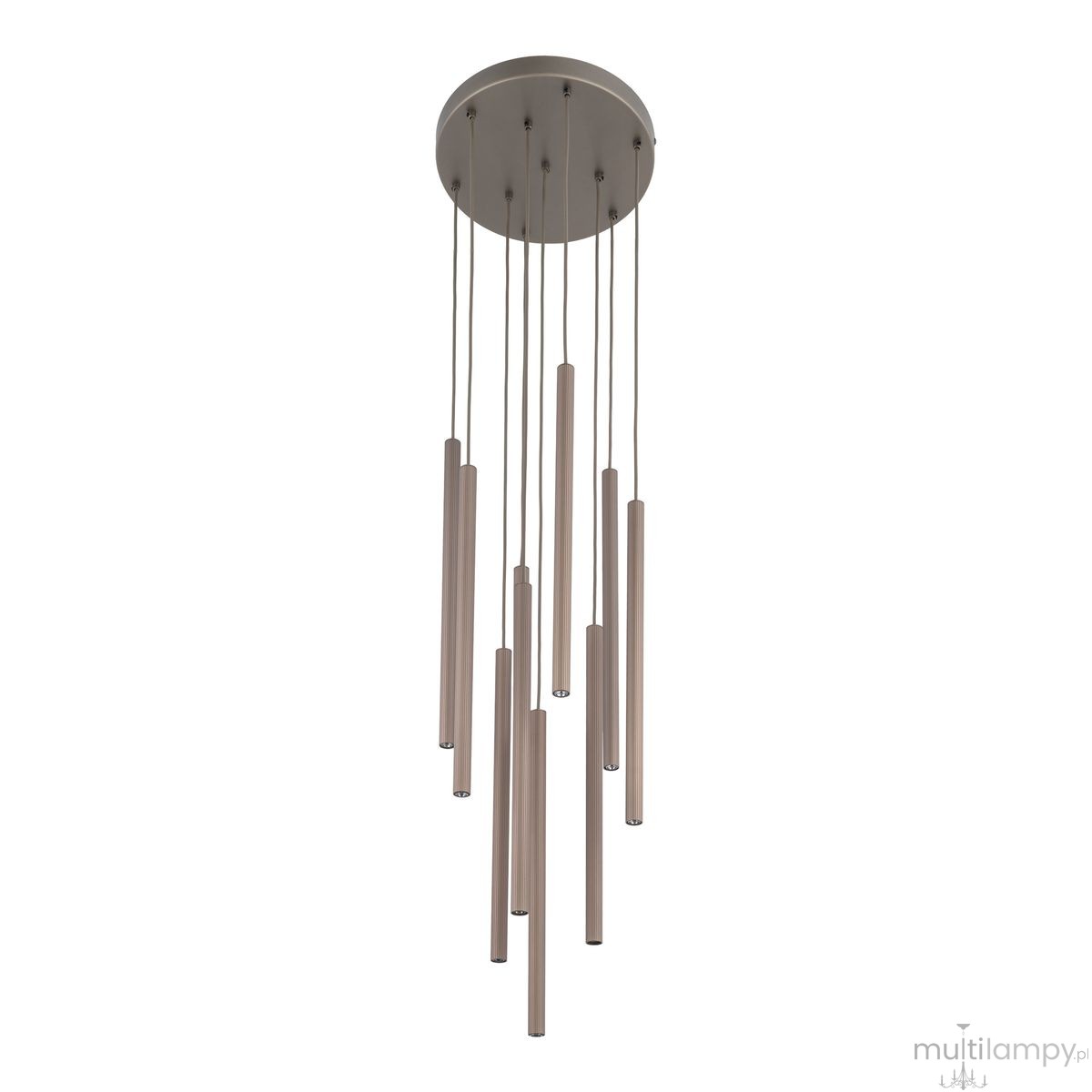 Ferro lampa wisząca 10xG9 brązowa 11493