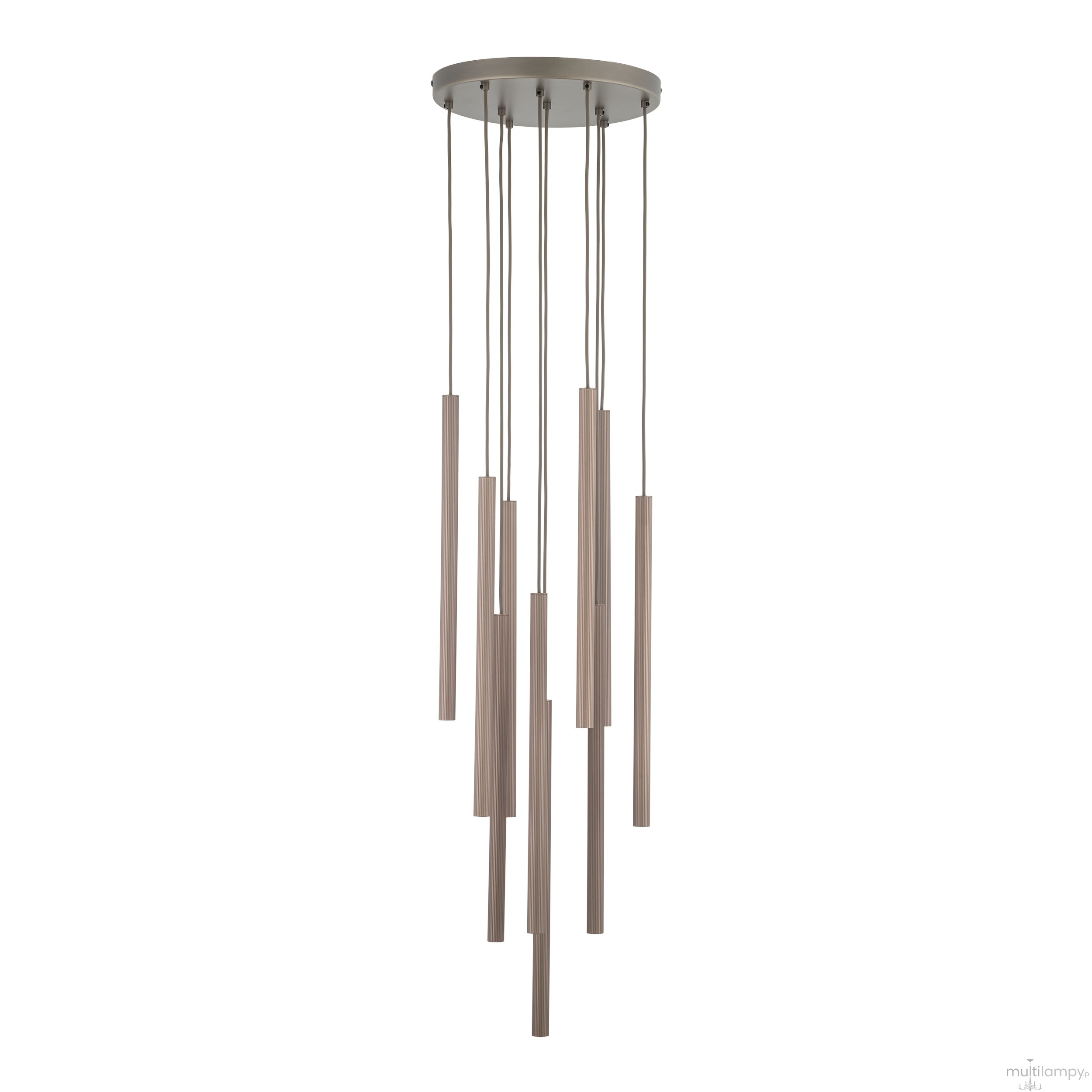 Ferro lampa wisząca 10xG9 brązowa 11493