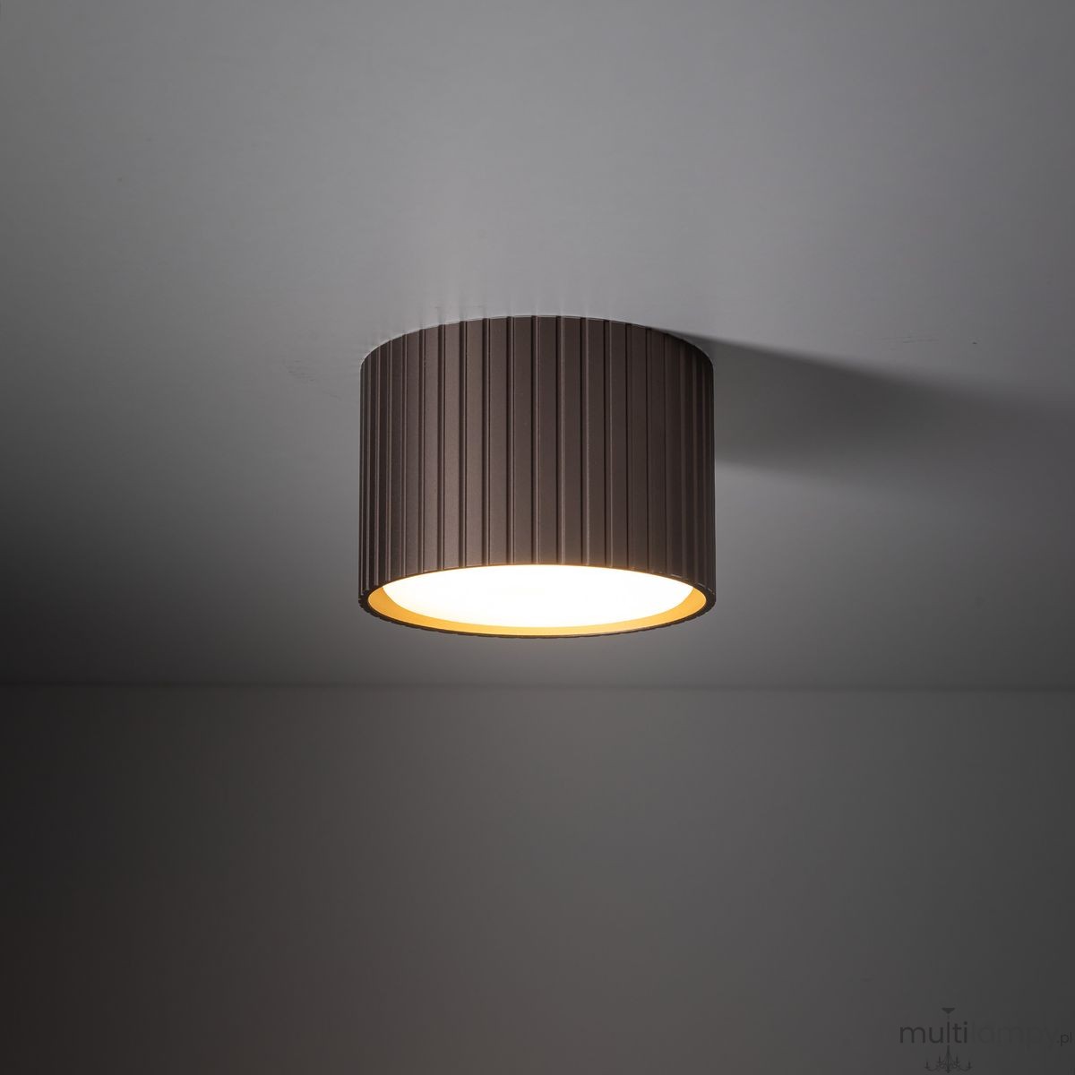 Ferro lampa sufitowa 1xGX53 brązowa 11656