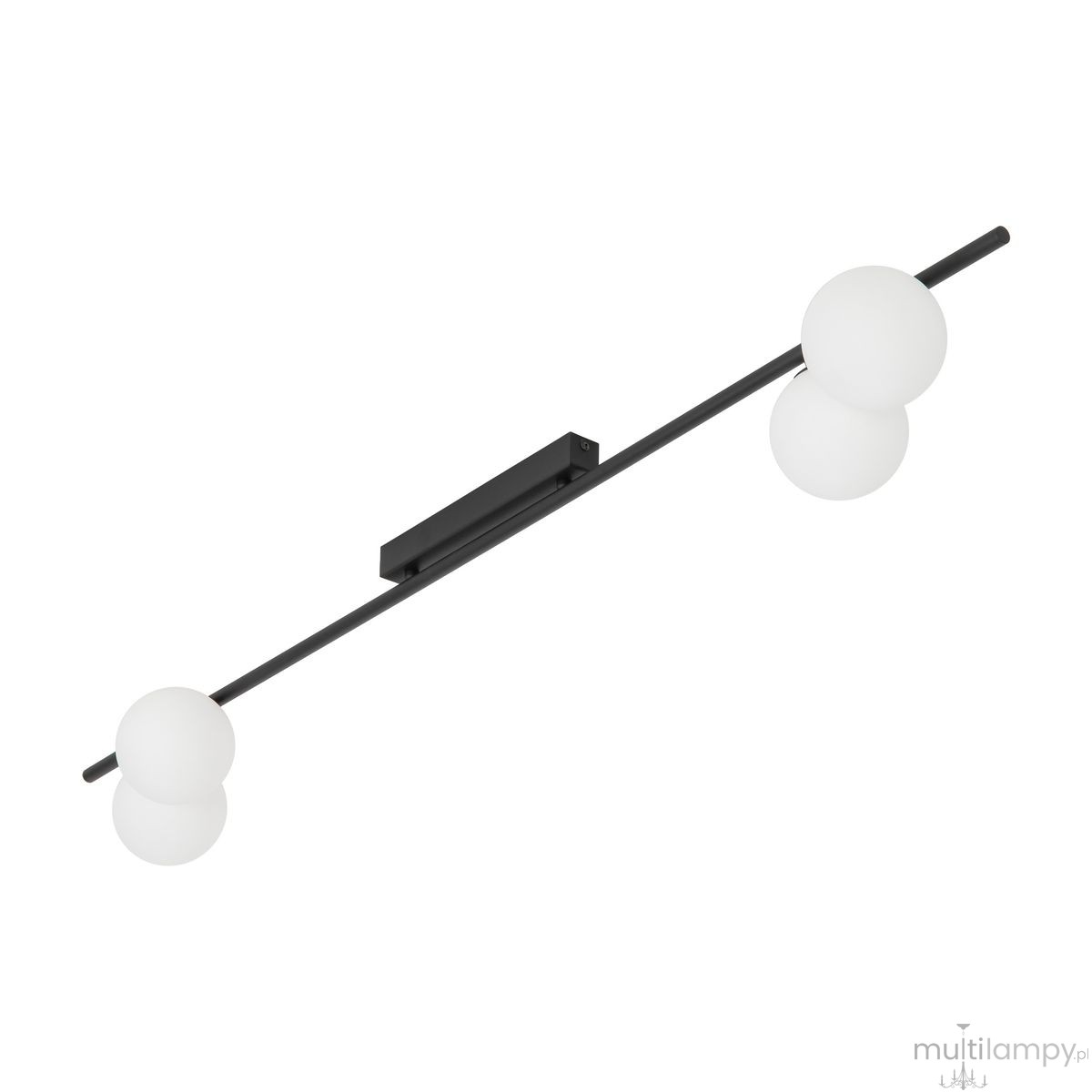 Imelo lampa sufitowa 4xG9 czarna 11477