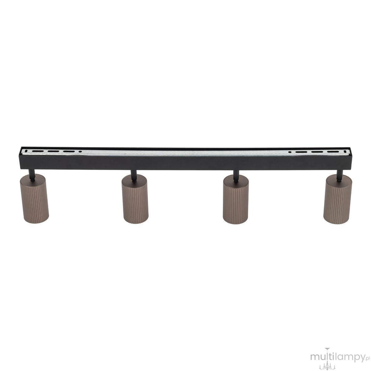 Tune lampa sufitowa (spot) 4xGU10 czarna/brąz 16149