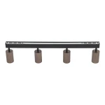 Tune lampa sufitowa (spot) 4xGU10 czarna/brąz 16149