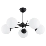 Primery Black lampa wisząca 5xE14 czarna 63308