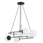 Urania lampa wisząca 5xE14 czarna 63310