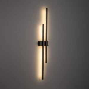 Flash kinkiet 2xLED 24W 3000K szarobrązowy 11401