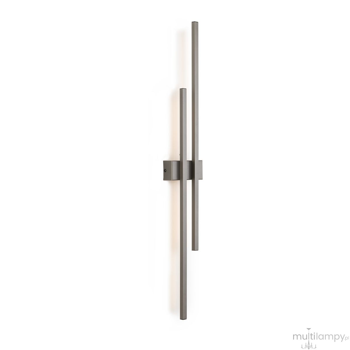 Flash kinkiet 2xLED 24W 3000K szarobrązowy 11401