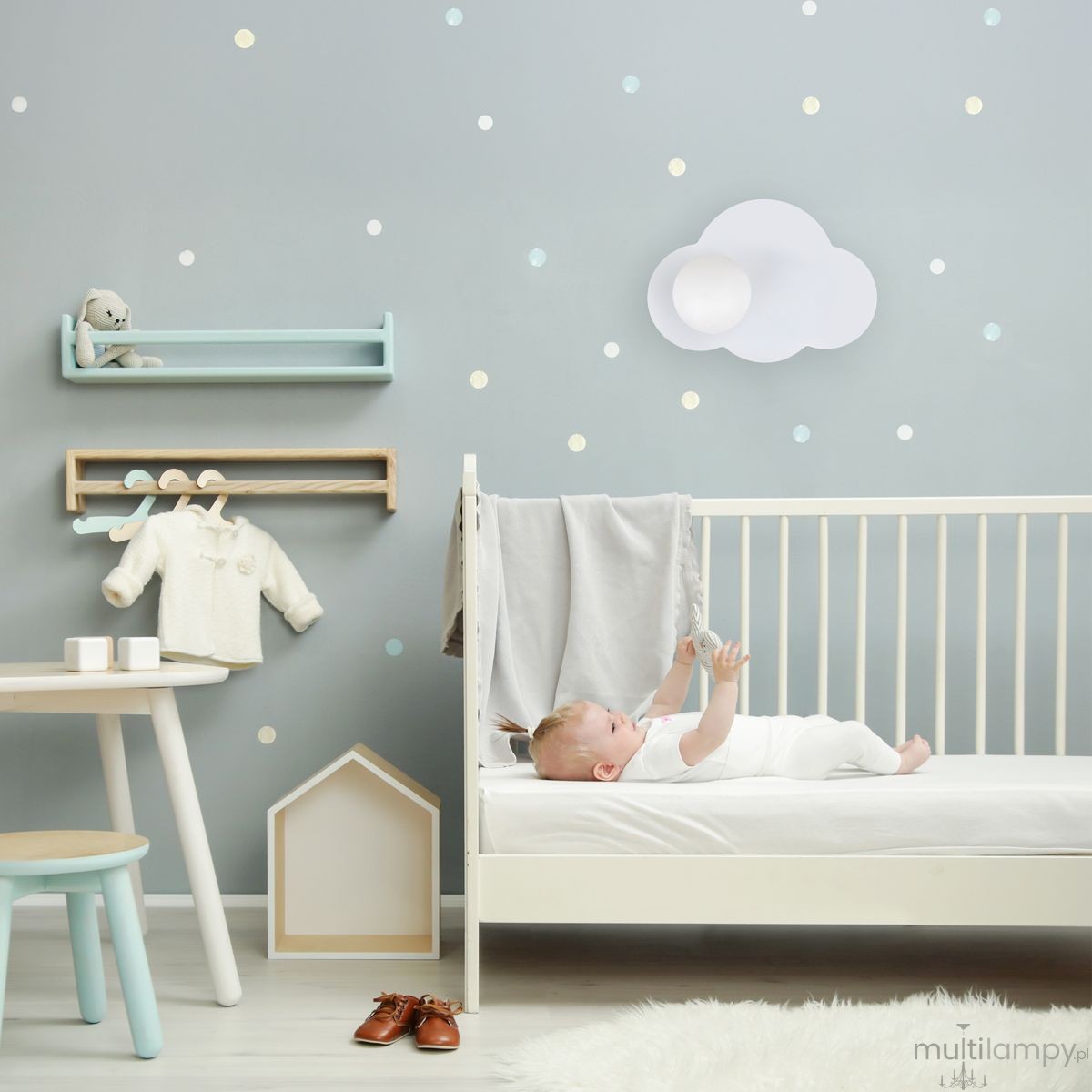 Cloud New kinkiet 1xG9 biały 11267