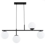 Luna lampa wisząca 4xE14 czarna 63349