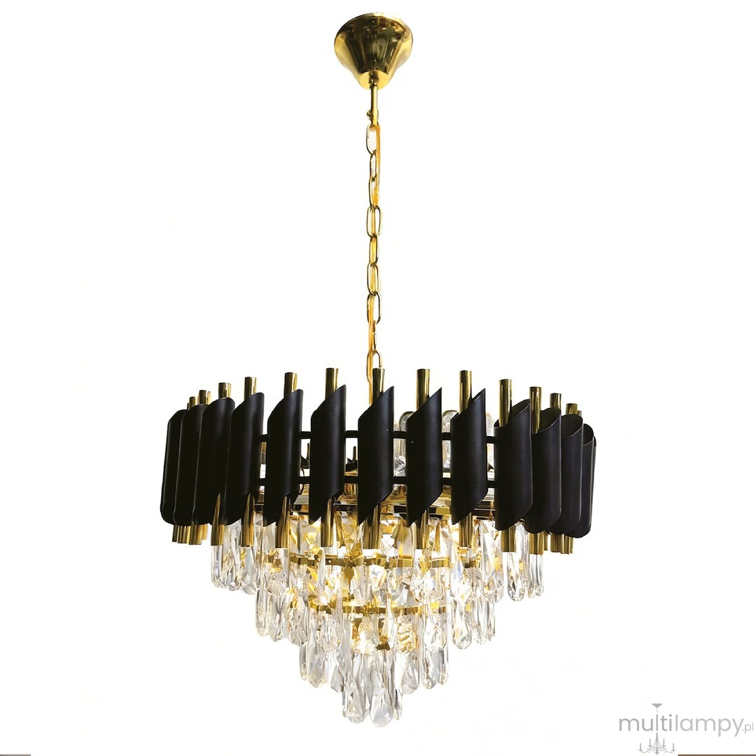 Cristal lampa wisząca 7xE14 złota ML2582