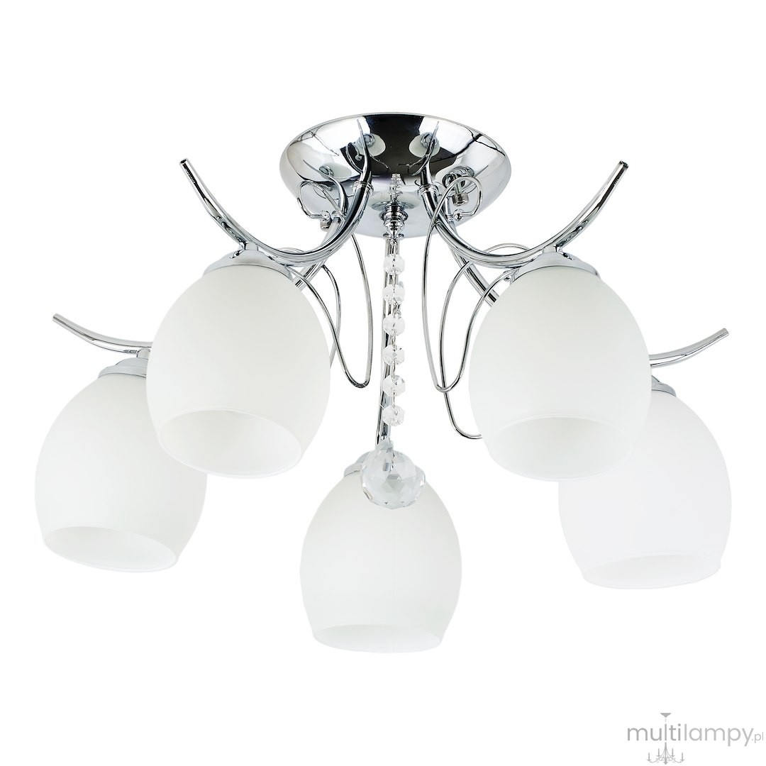Ella lampa sufitowa 5xE27 chrom ML2763