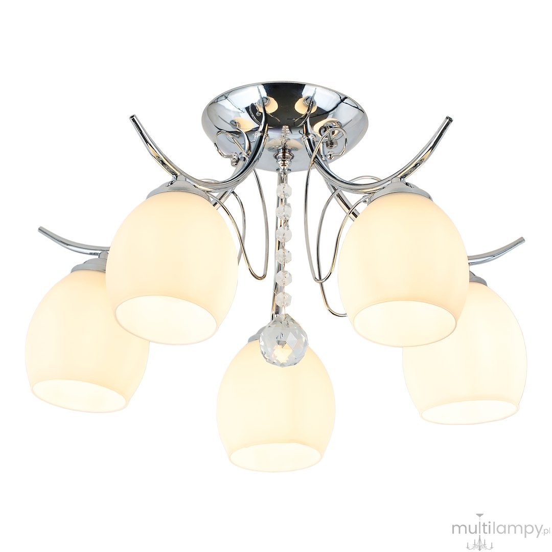 Ella lampa sufitowa 5xE27 chrom ML2763