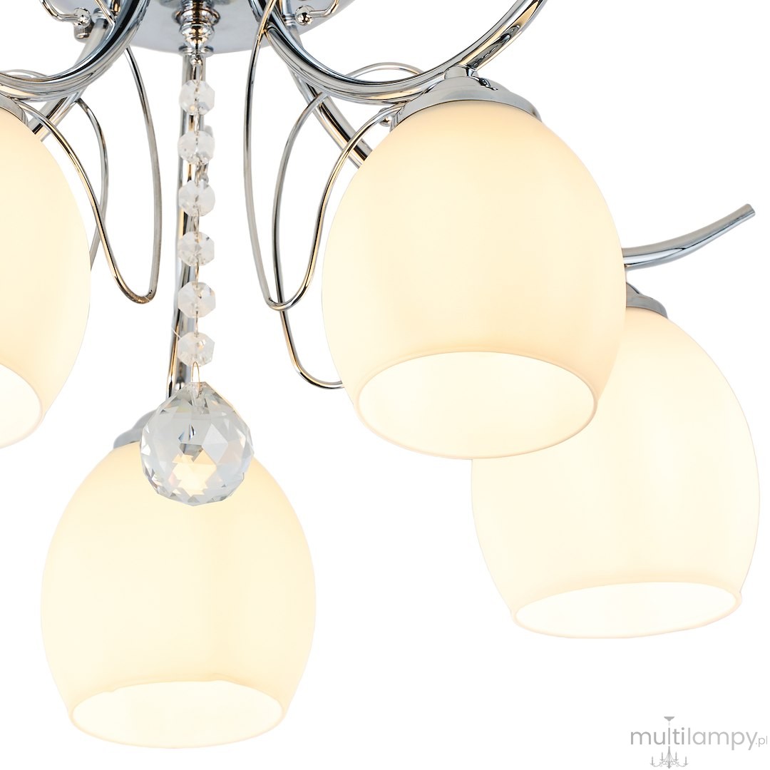 Ella lampa sufitowa 5xE27 chrom ML2763