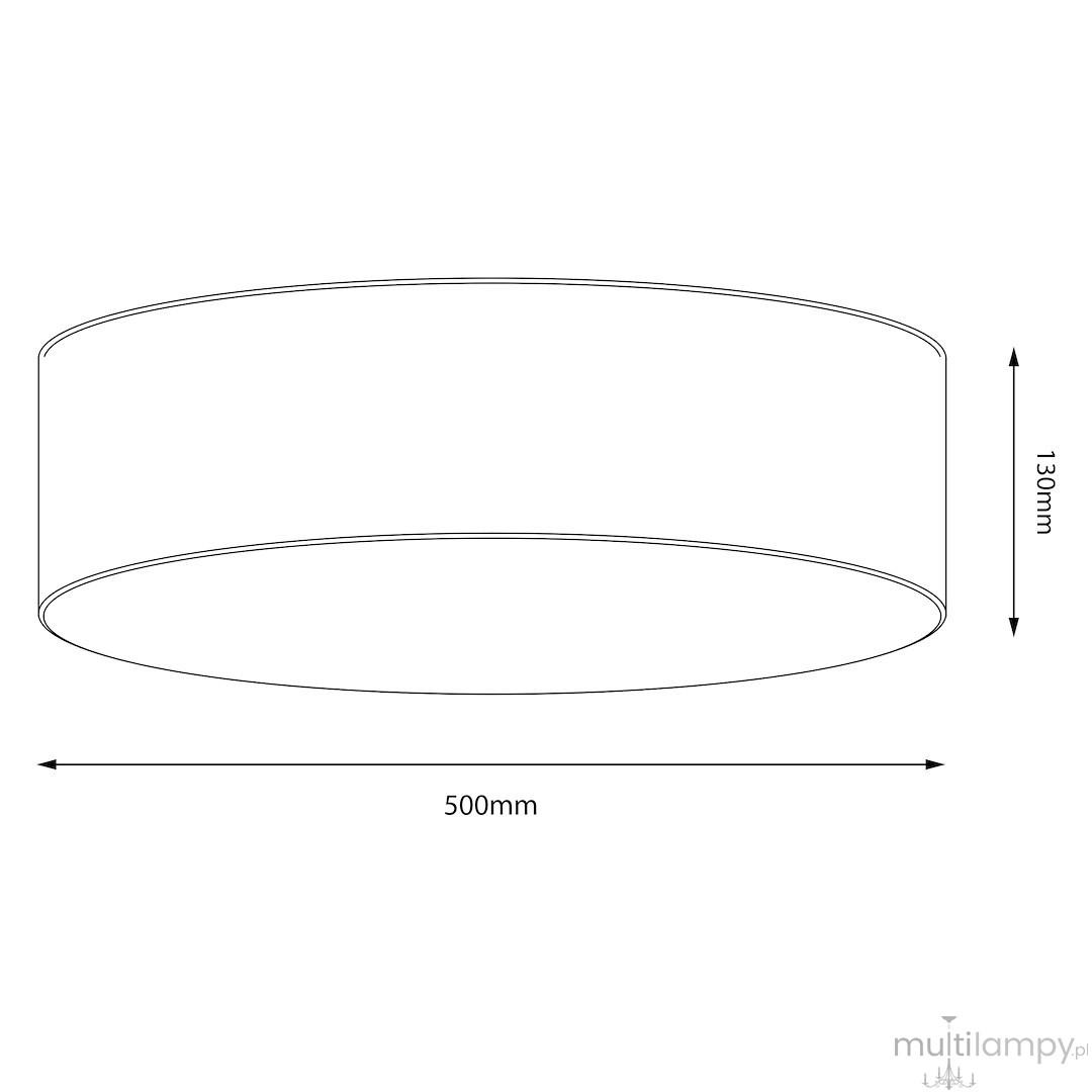 Marshall D50 plafon 3xE27 czarny MLP2426