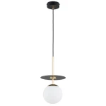Qeency lampa wisząca E14 czarna biały 61496