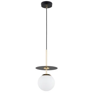 Qeency lampa wisząca E14 czarna biały 61496