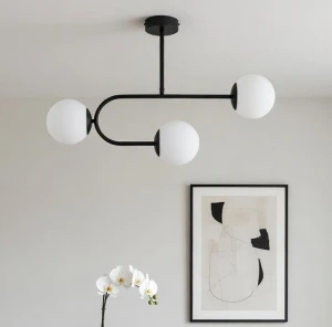 Stellar lampa sufitowa 3xE14 czarna 62527